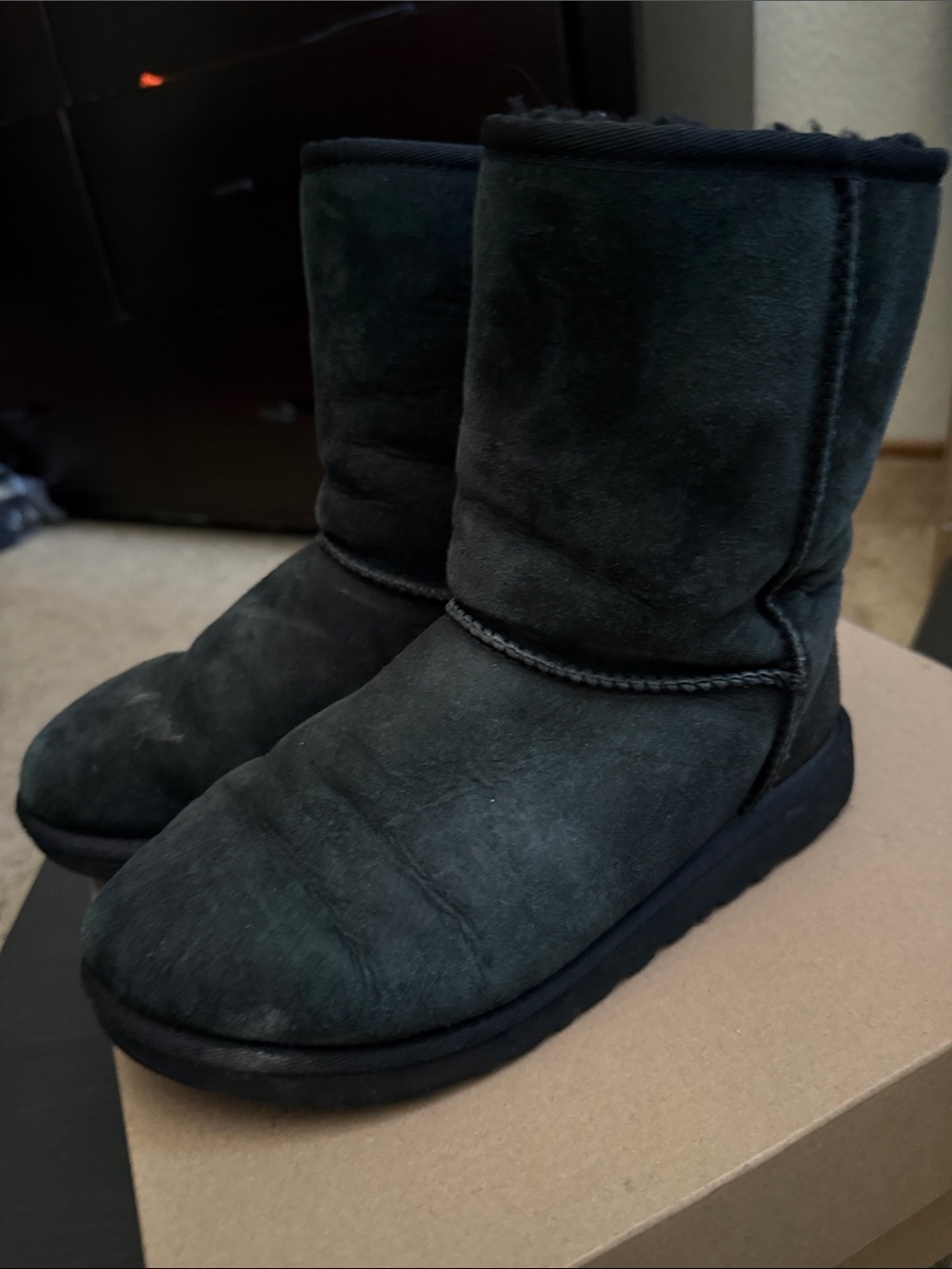 UGG Black Short Boots